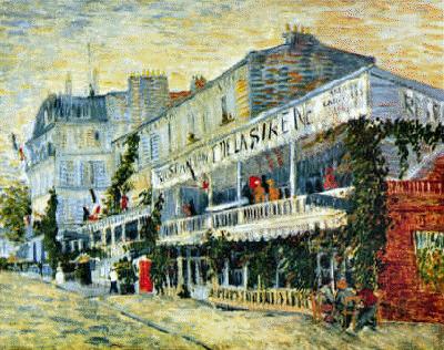 Vincent Van Gogh Restaurant de la Sirene at Asnieres oil painting image